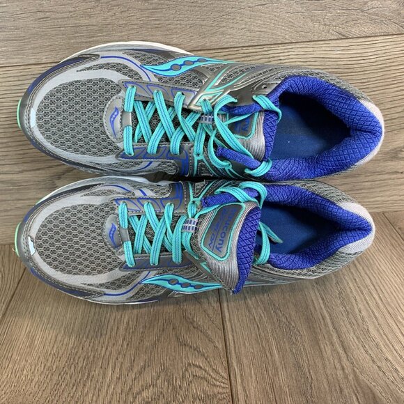 Saucony Womens Size 9.5 Echelon 5 Blue Running Sneakers S10276-2 - Picture 4 of 9